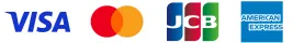 クレジットカード対応(VISA・Mastercard・JCB)